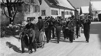 Fasnachtsumzug im Jahre 1960